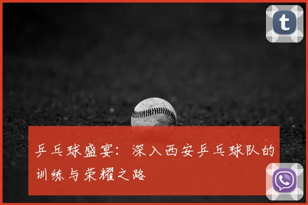 乒乓球盛宴：深入西安乒乓球队的训练与荣耀之路