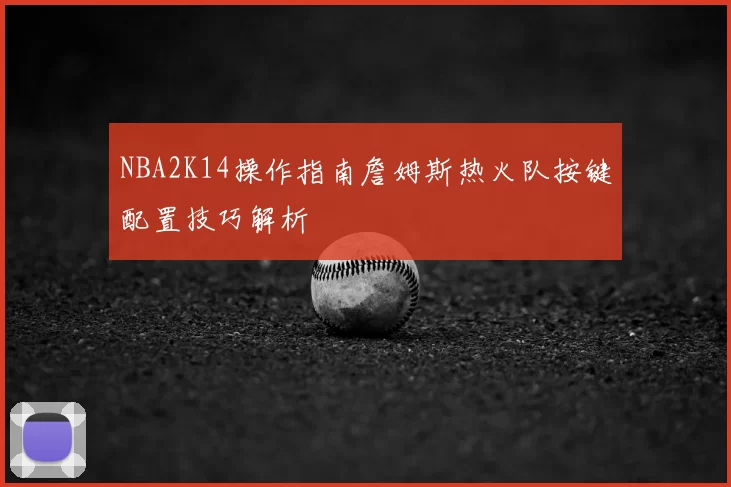 NBA2K14操作指南詹姆斯热火队按键配置技巧解析