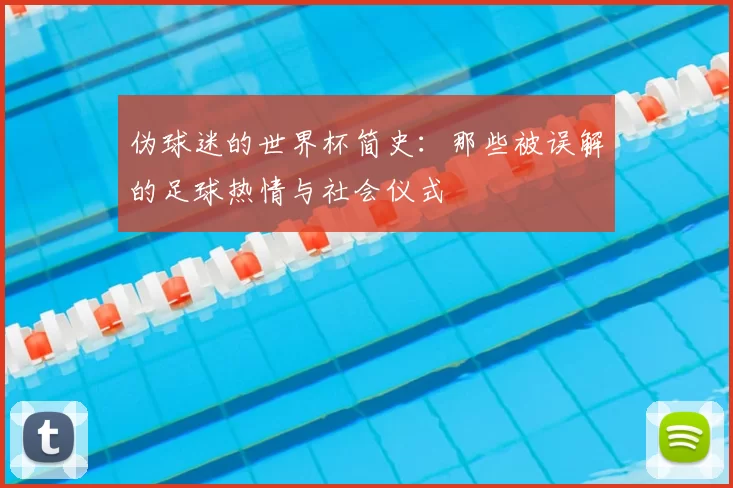 伪球迷的世界杯简史：那些被误解的足球热情与社会仪式