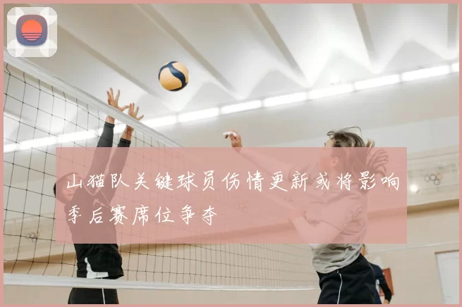 山猫队关键球员伤情更新或将影响季后赛席位争夺